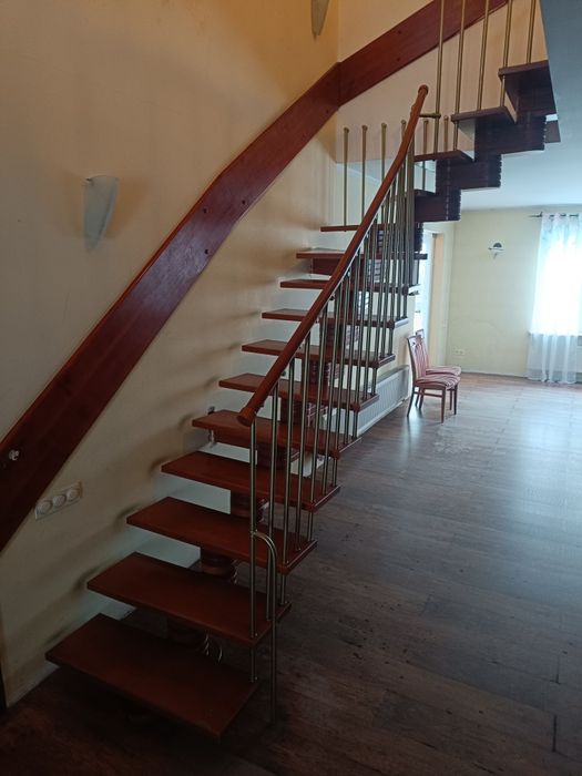 Schody drewniane dąb 166x320