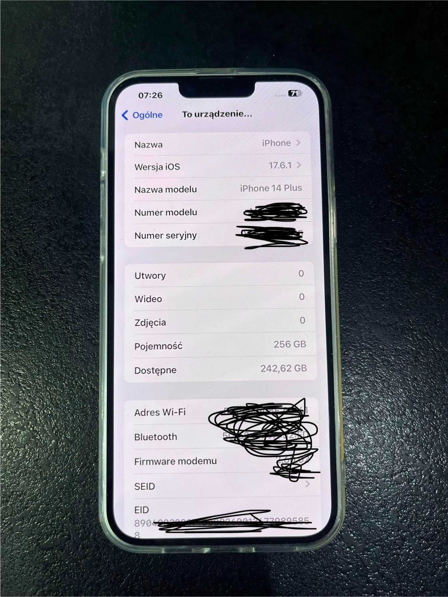 IPhone 14 Plus 256 GB Stan BDB