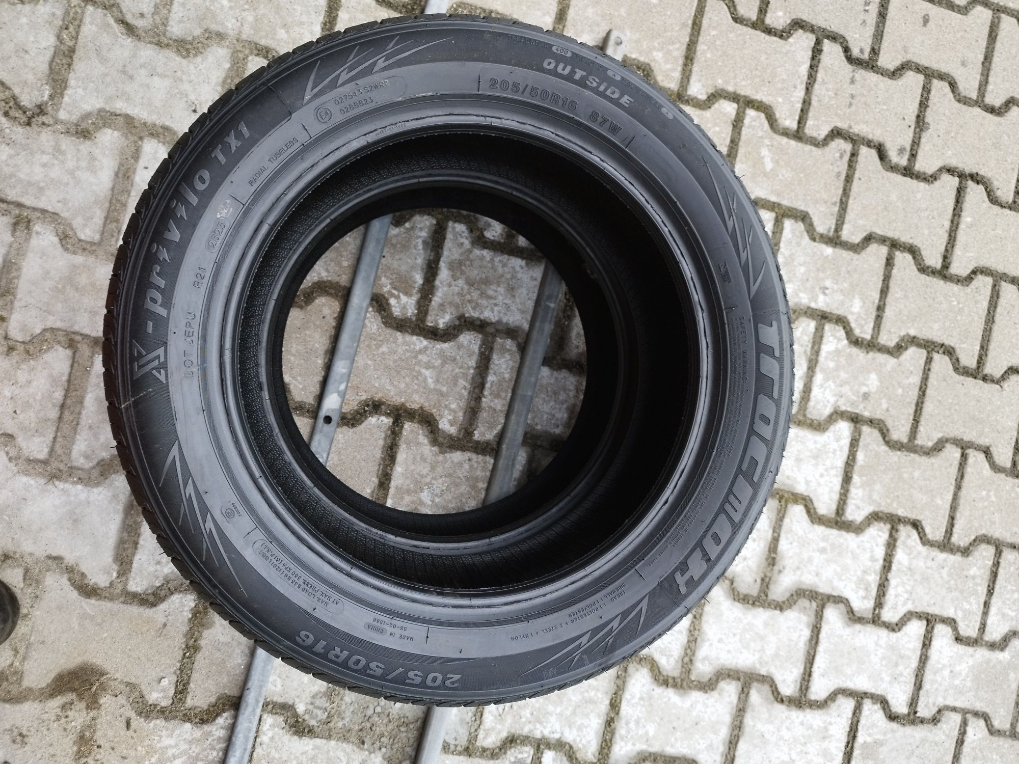 2x nowe demo opony letnie 205/50 r16 tracmax x-privilo tx1 87w