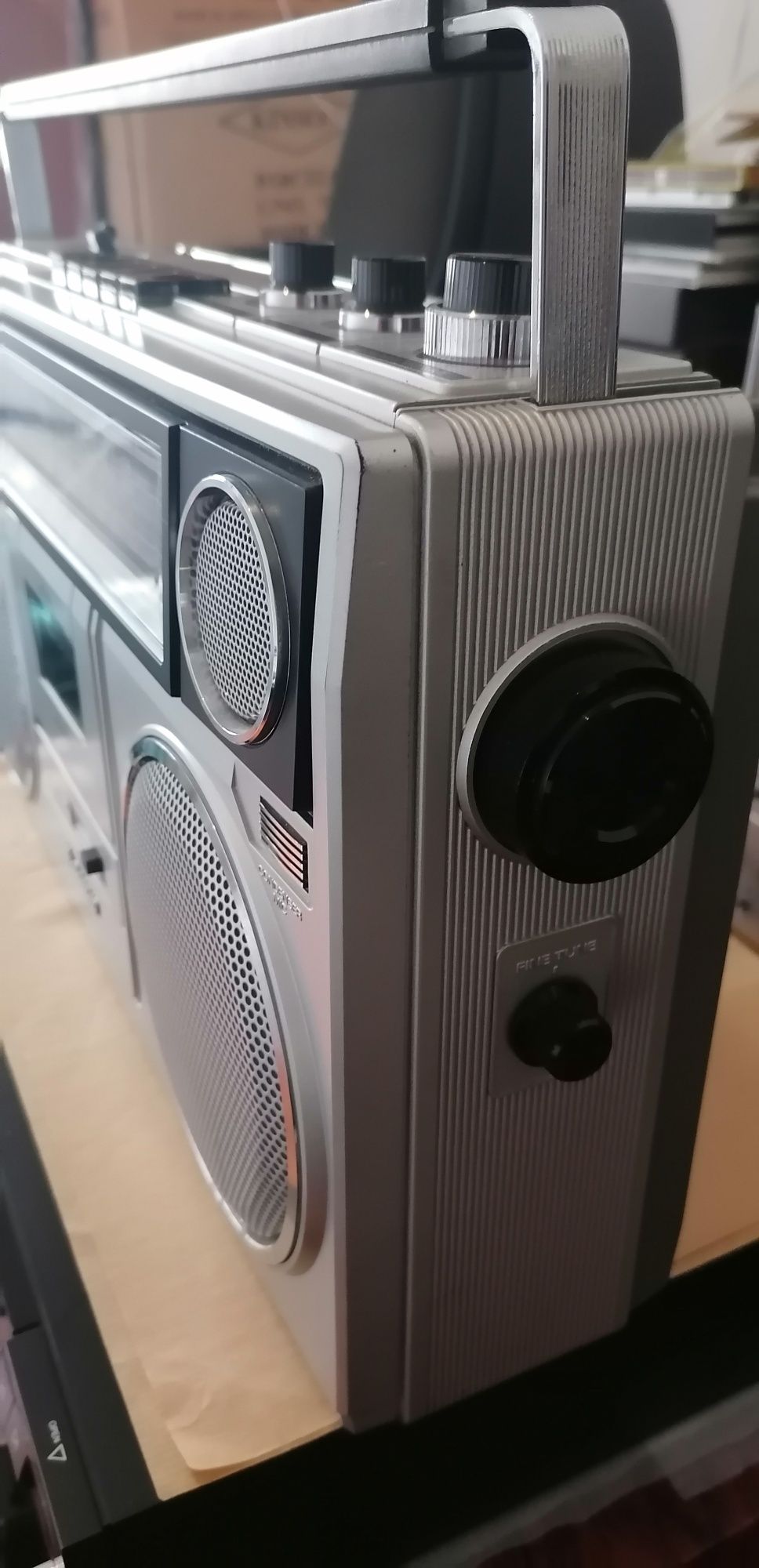 Boombox Sanyo M9940K 4 BAND Stereo Radio k7 recorder 4 speakers