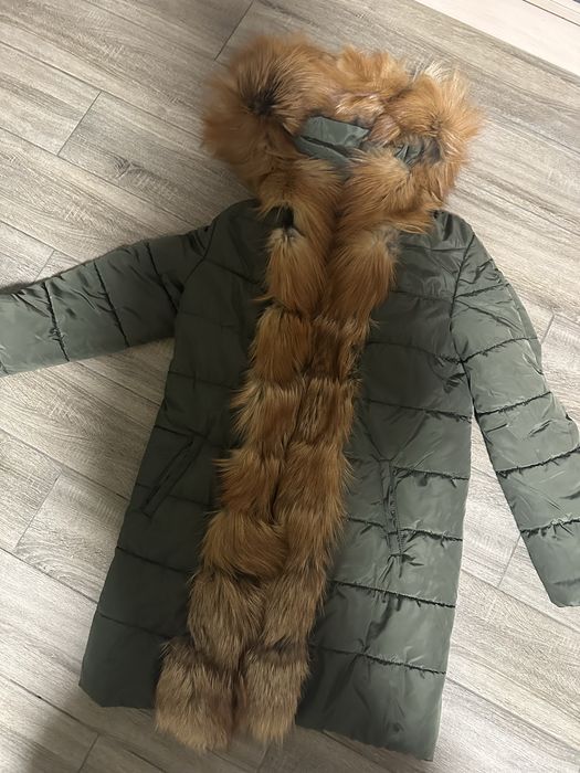 Женская зимняя парка размер s