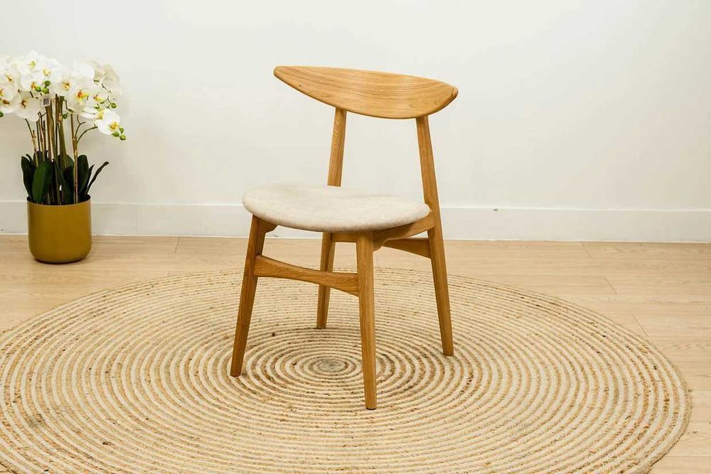 nowoczesne krzesło dębowe, drewniane krzesła, od ręki, Rabat