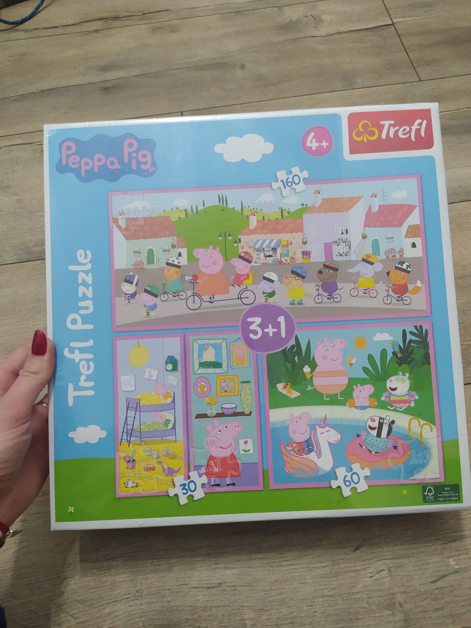 Nowe puzzle Peppa pig Świnka peppa