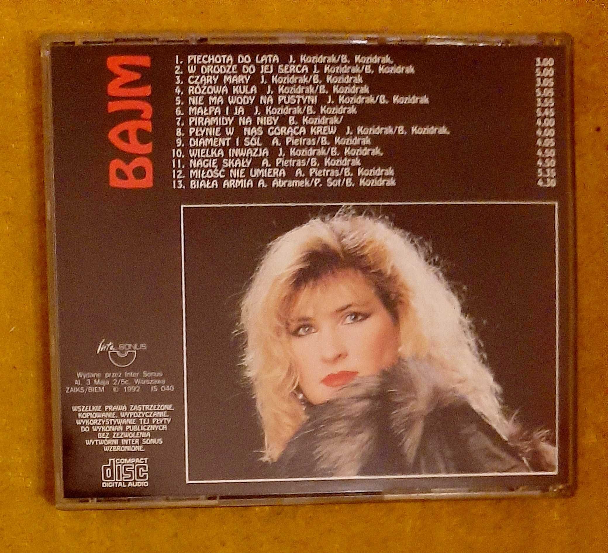 Bajm the best of, płyta CD