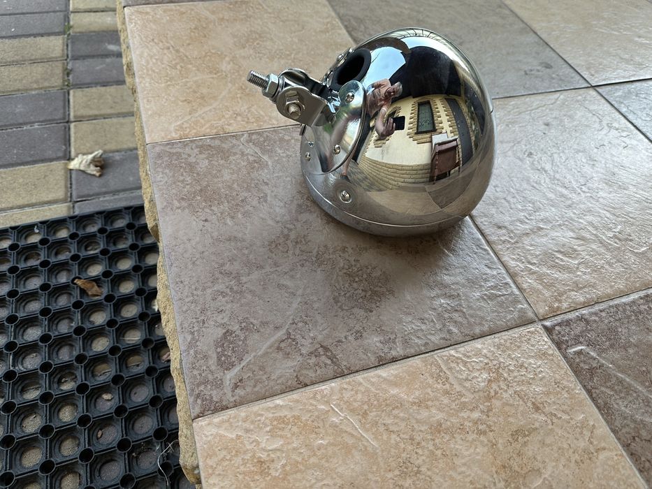 Фара хром на кастом, чоппер