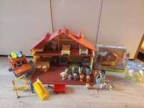 Zestaw zabawek Bluey: domek, auto, plac zabaw, pokój zabaw, figurki