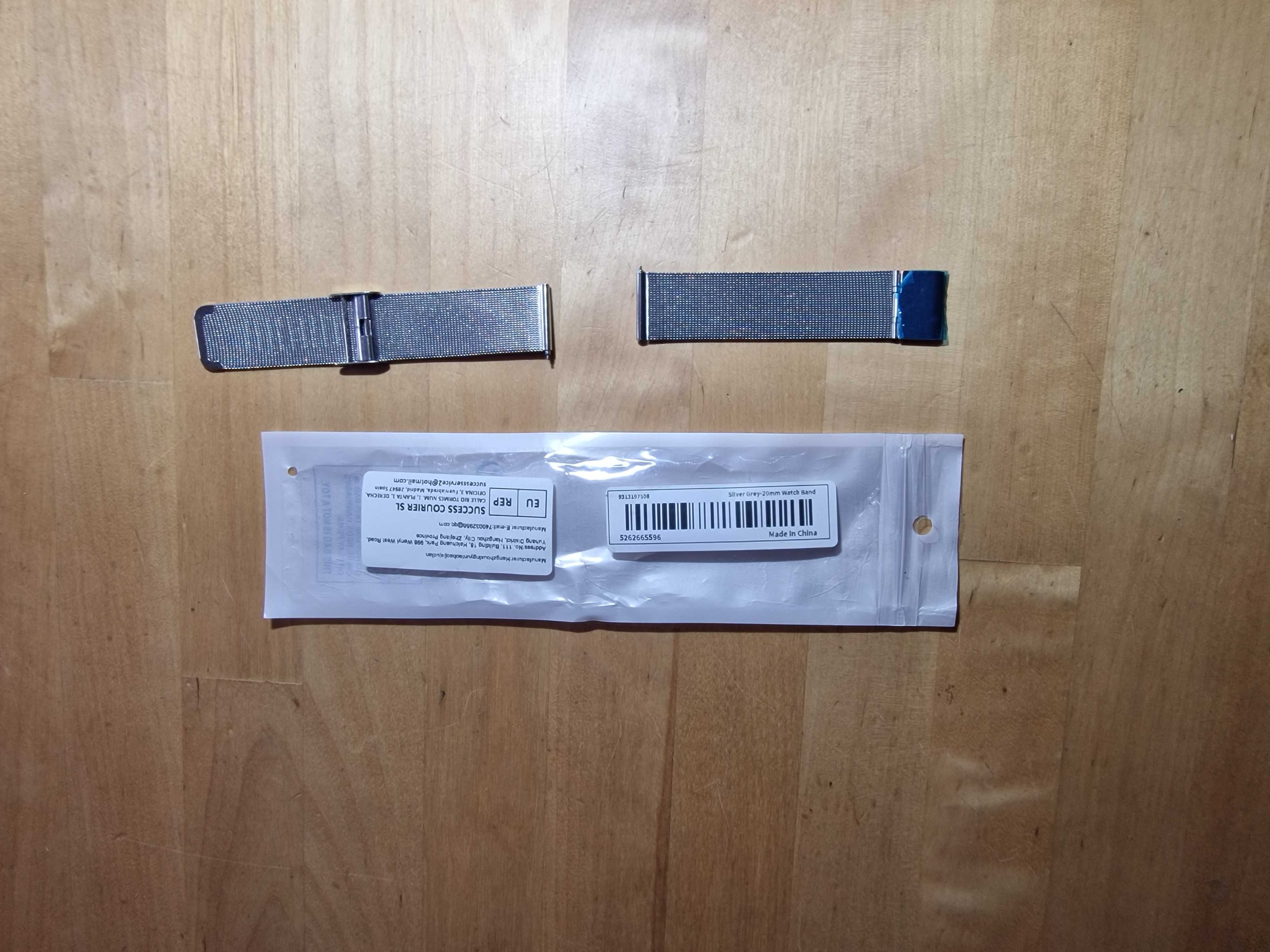 Pulseira SmartWatch 20 mm Nova - Malha Aço Inoxidável