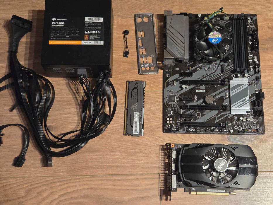 Zestaw PC: i5-8400, GTX 1050Ti 4GB, 16GB RAM 3000MHz, Z390