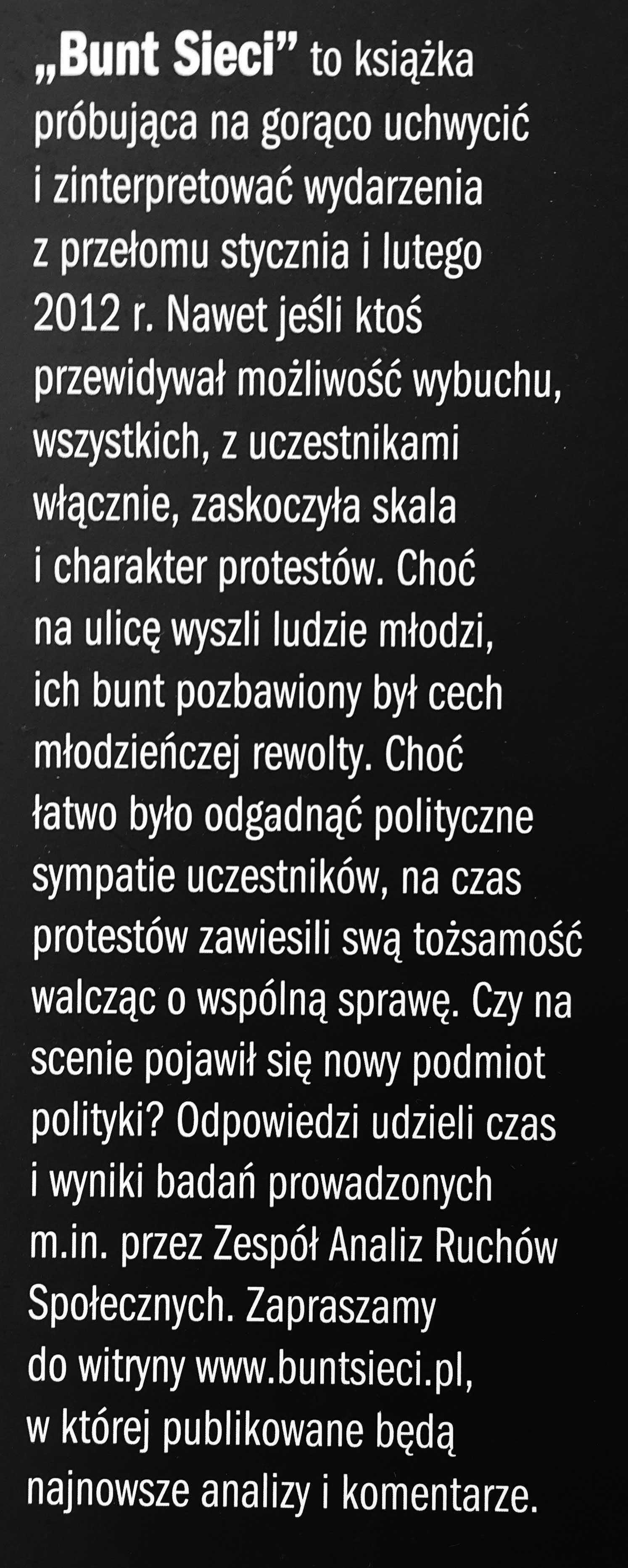 Bunt sieci Edwin Bendyk