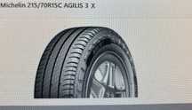 Opony Michelin 215/70R15C Agilis 3 NOWE
