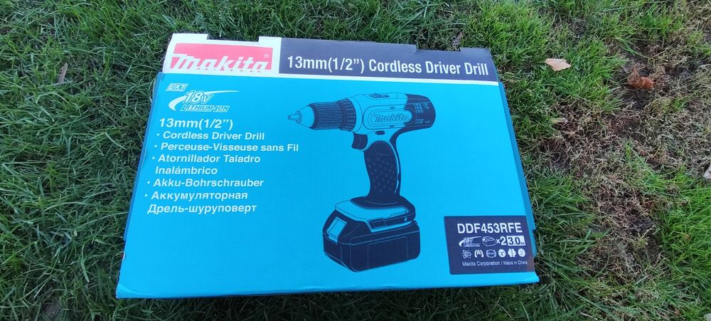 MAKITA Wiertarko-Wkrętarka 18V 42/27Nm 2x3,0Ah DDF453RFE