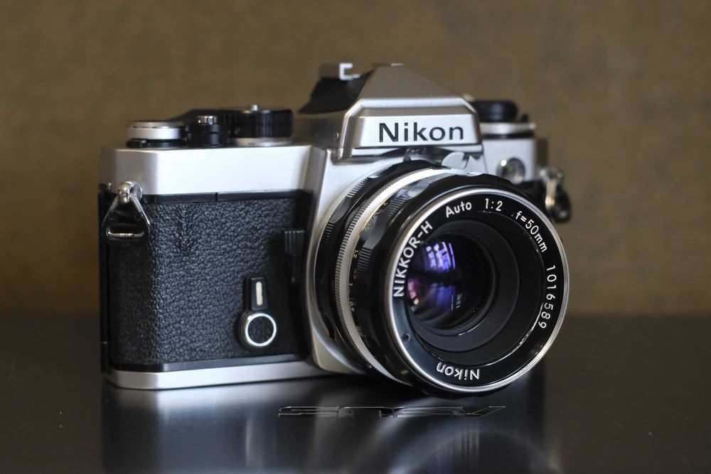Плівка комплект NIKON FE + NIKKOR-H Auto 50mm f 2..0 + MF-12
