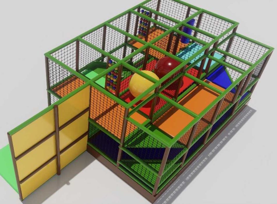 Konstrukcja zabaw z montażem: Sala Zabaw,Centrum Rozrywki,Przedszkola