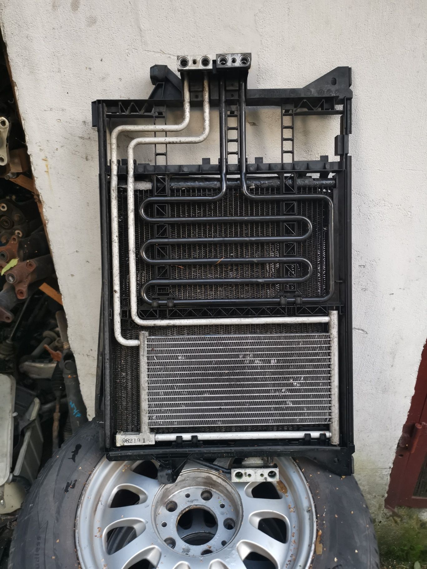 BMW E39 M54 M52tu chłodnica klimatyzacji oleju obudowa komplet