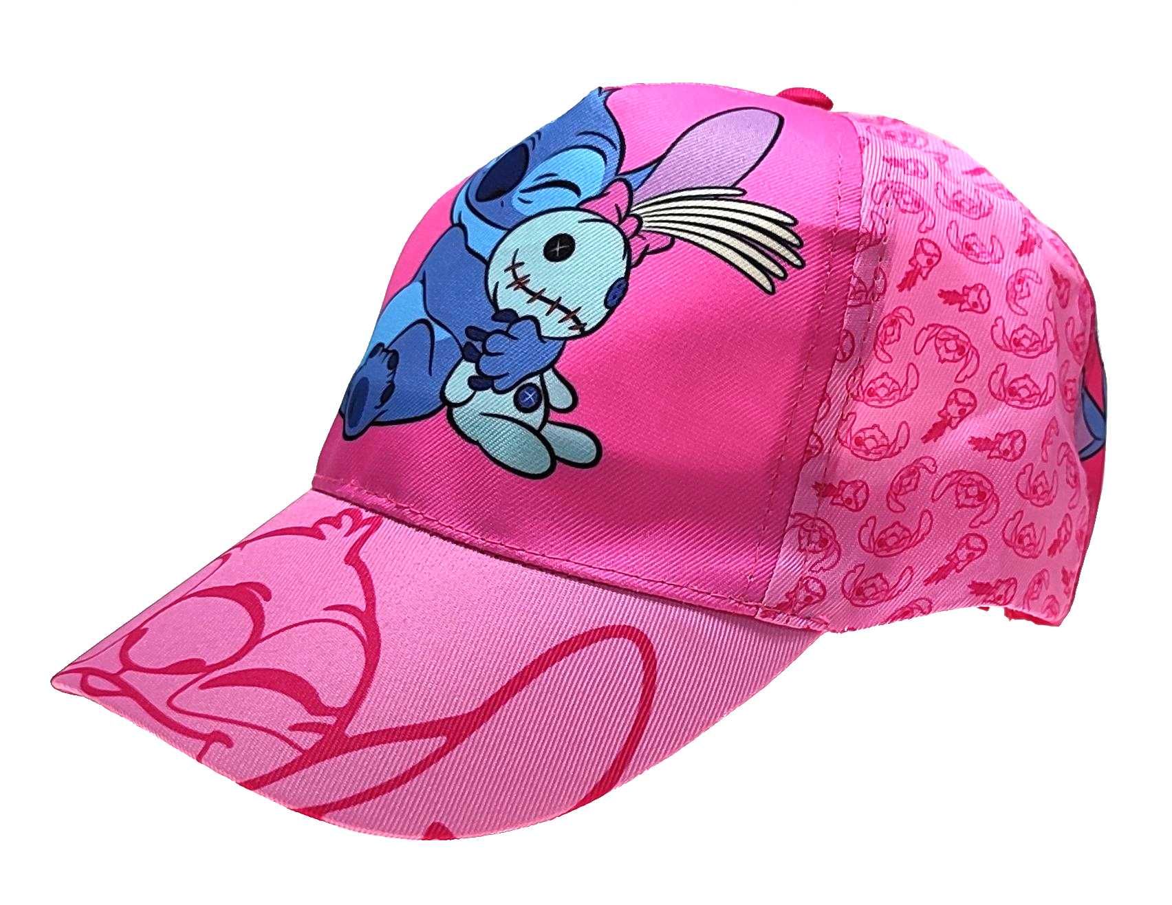 Różowa czapka z daszkiem Disney Stitch - 53 cm