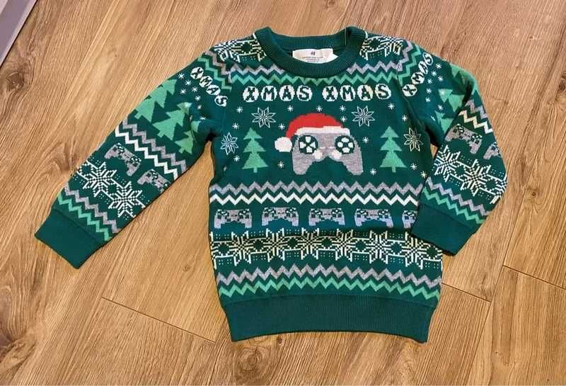 Sweterek świąteczny , rozmiar 98/104