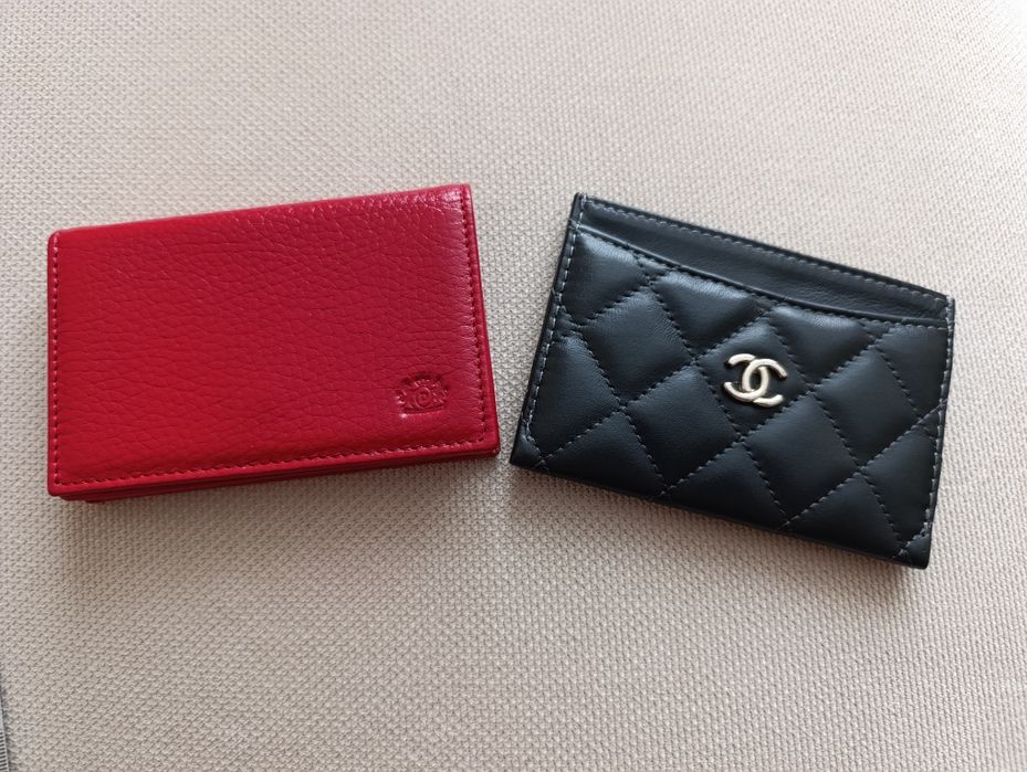 Гаманець-візитниця з телячої шкіри