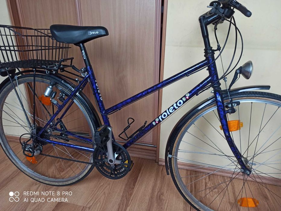 Roleto Finish Swiss koła 28" damski rower osprzęt Shimano Exage 500 LX