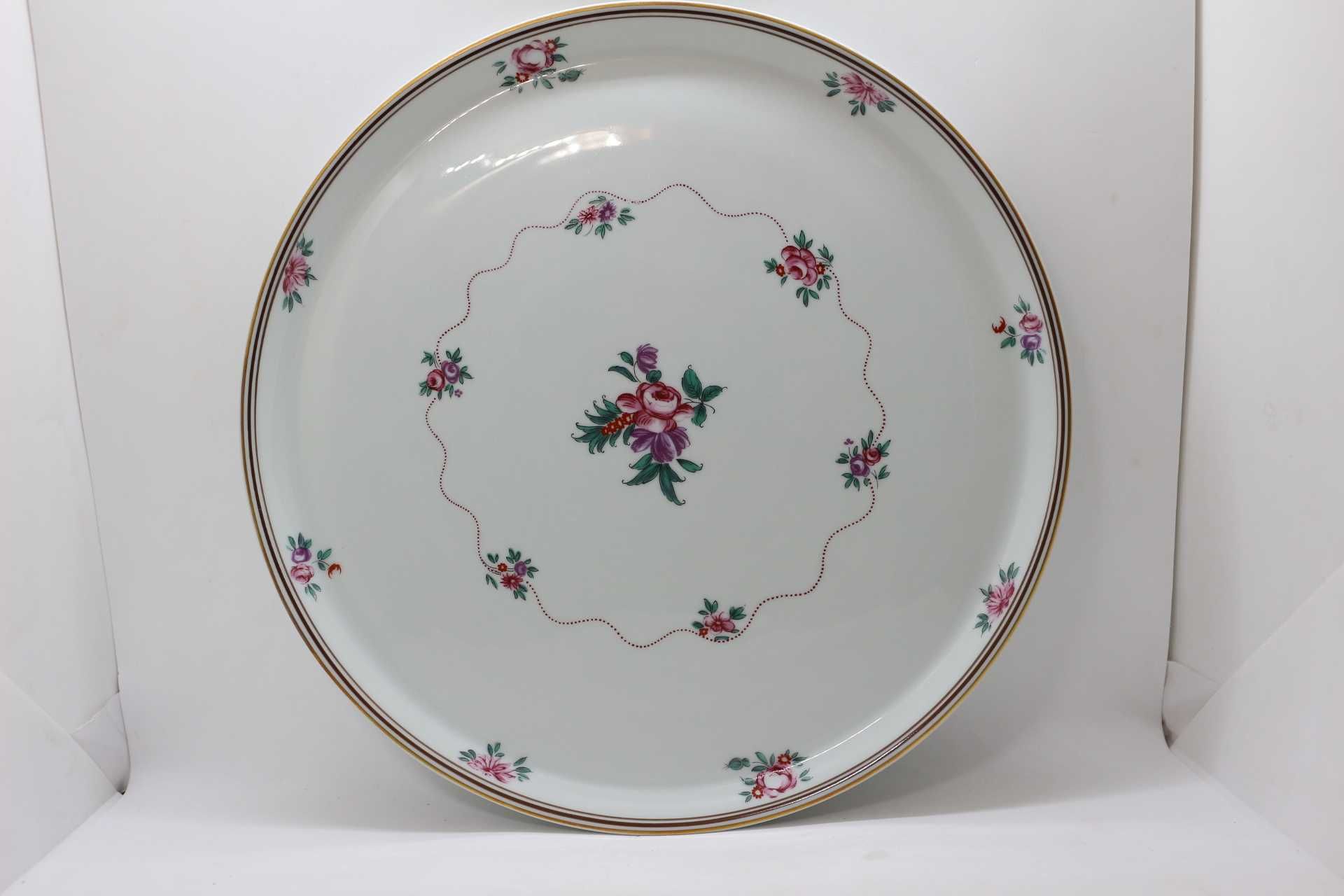 Prato de Tarte Coleção Sílvia Vista Alegre 1980 28,3 cm
