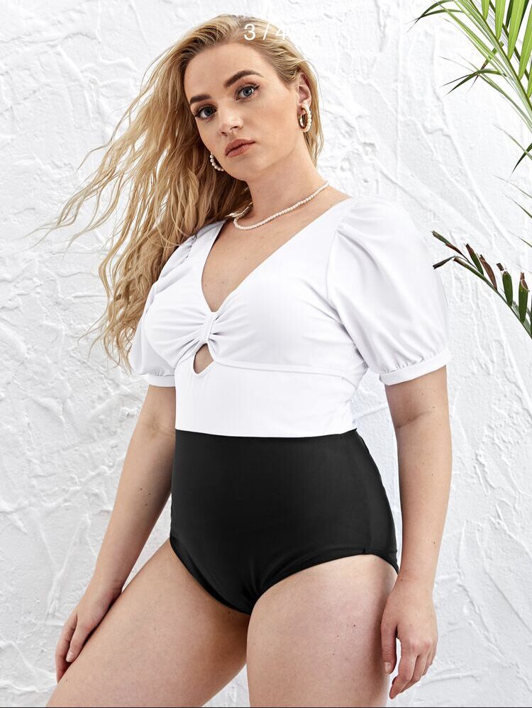 Fato de Banho Senhora Plus Size SHEIN