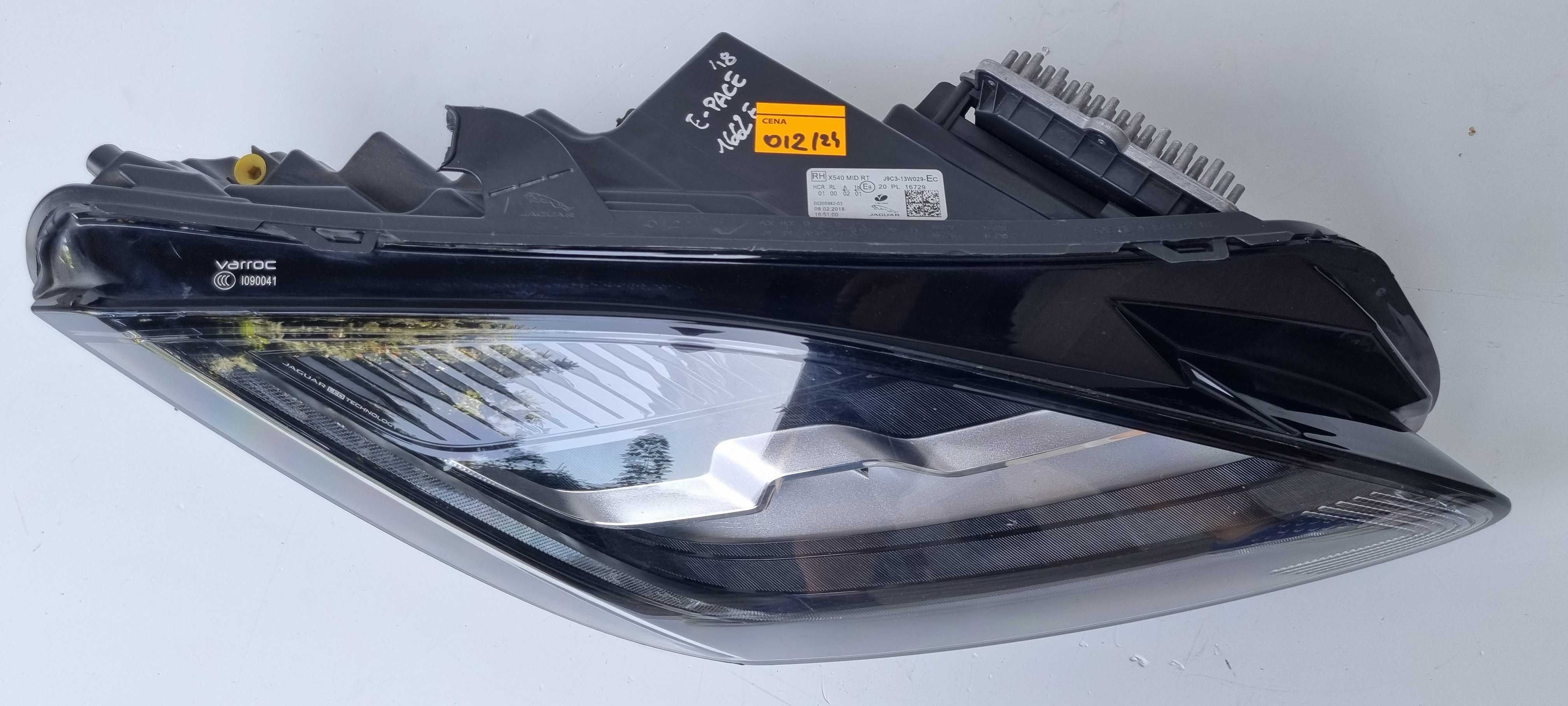 JAGUAR E-PACE  FULL LED Lampa Reflektor Przód r 17-24 Brak 1 uchwytu