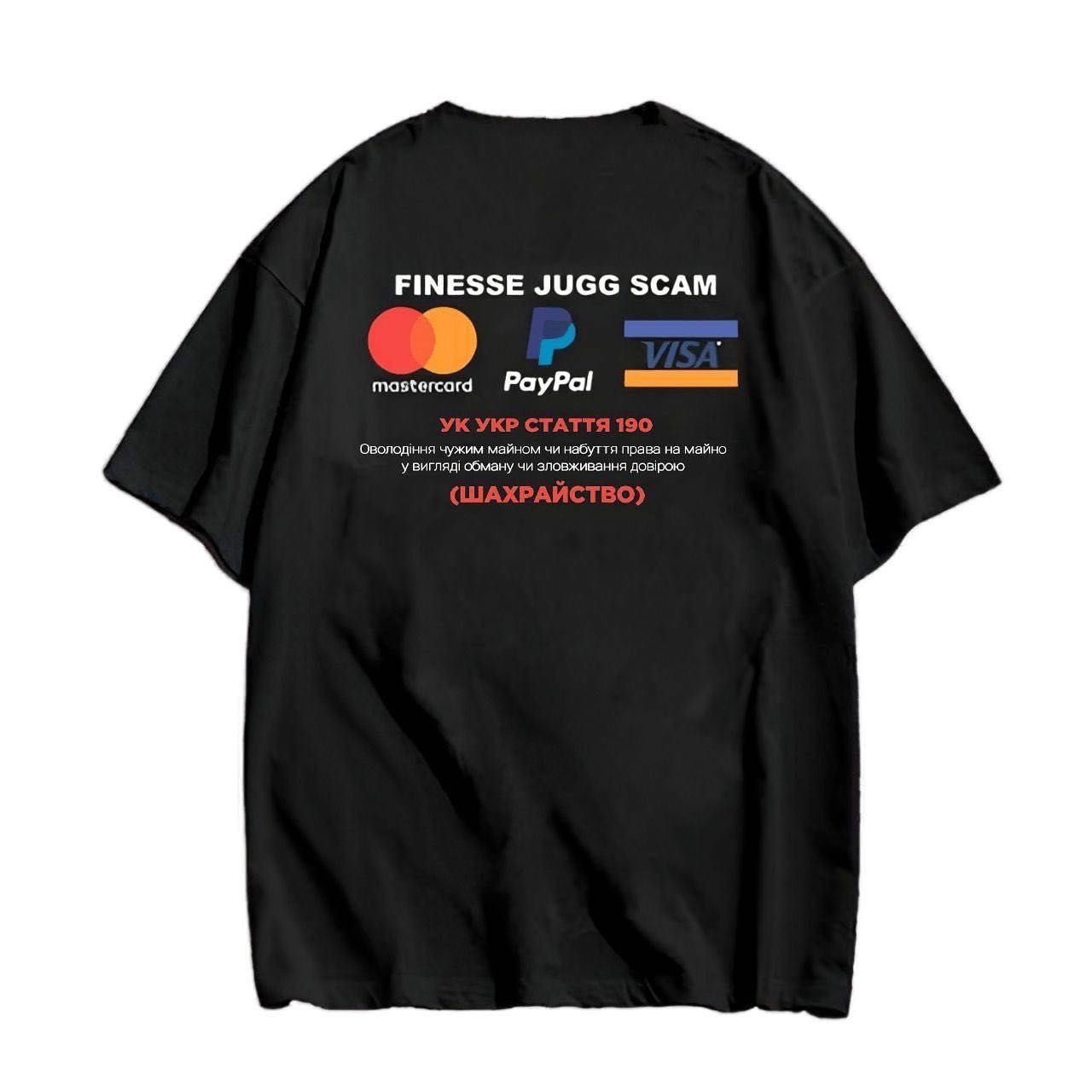 Футболка Master Scam черная