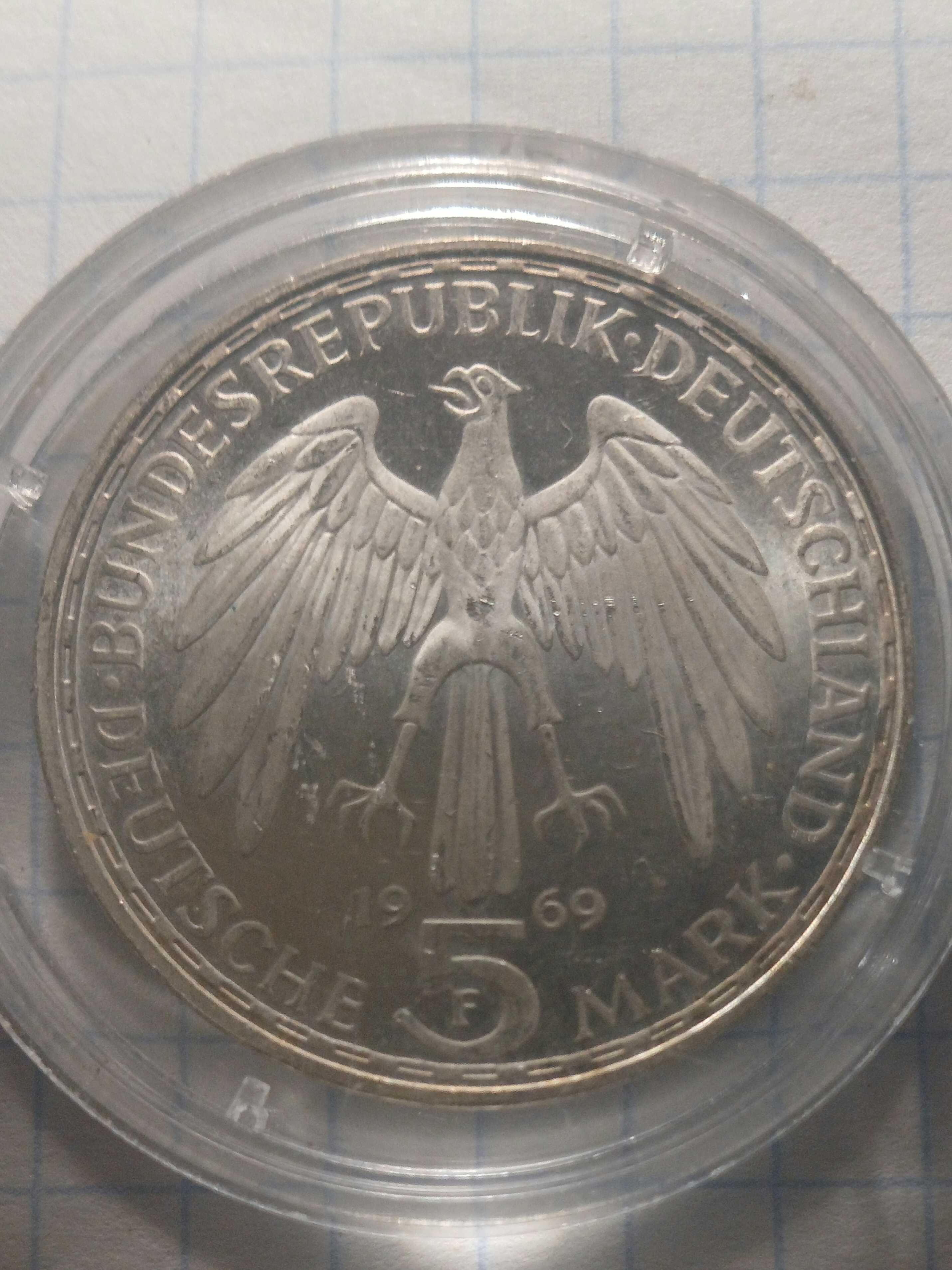 5 марок(ФРГ) Герхард Меркатор
