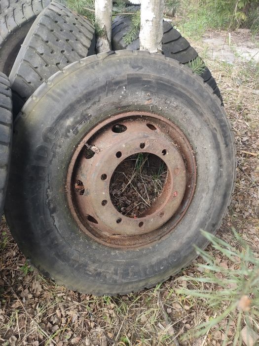 Felgi jelcz ciężarówka plus opony 7szt ~315/80 R 22,5 Jelcz Styer