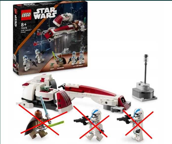 BARC Speeder Escape Lego Star Wars 75378