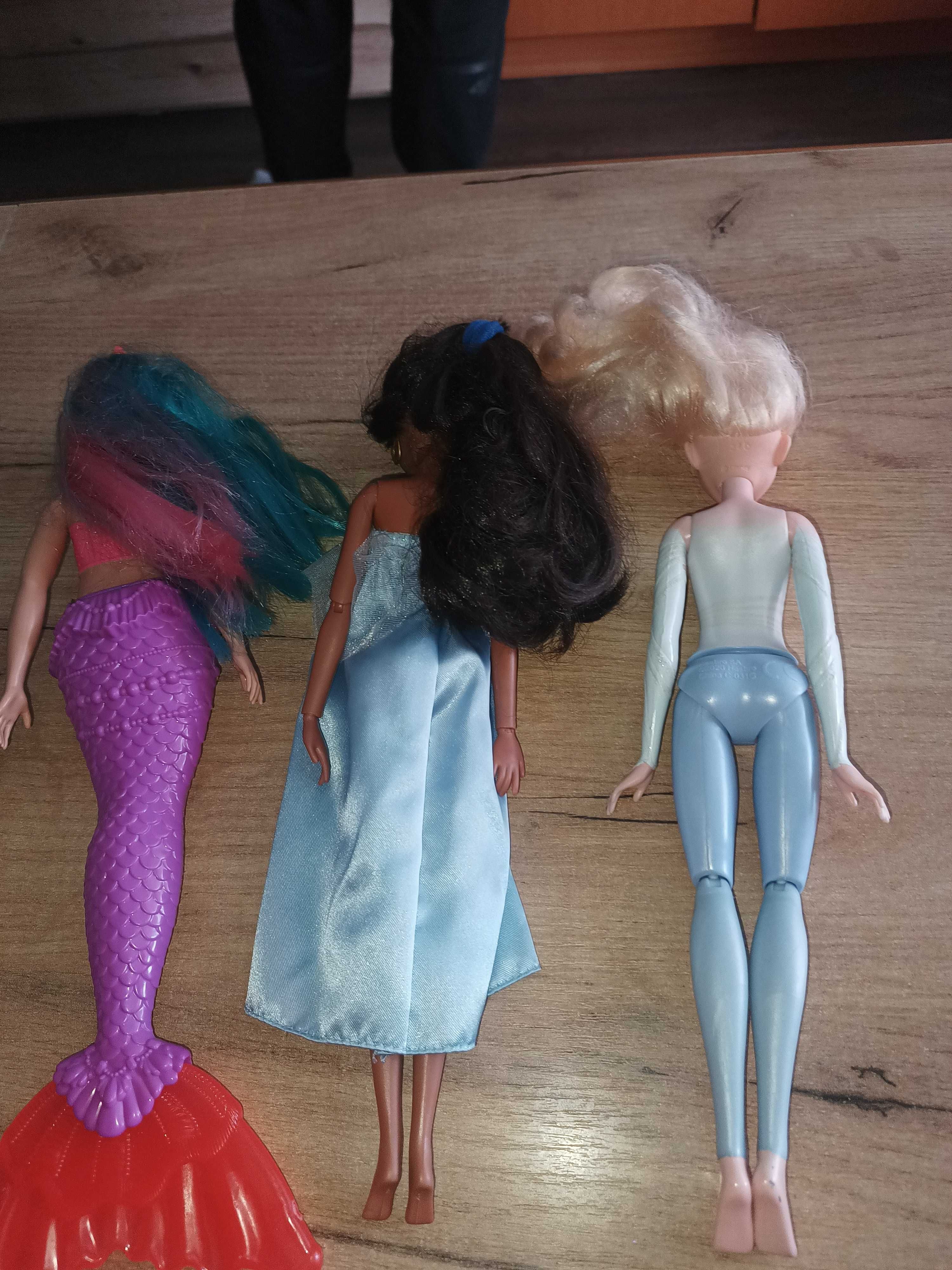 3 lalki barbie Mattel Disney