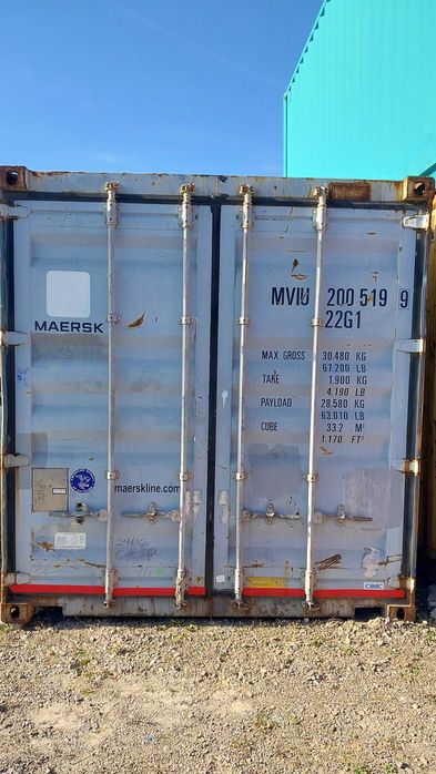 Kontener morski magazynowy używany 20'DC loco Kraków