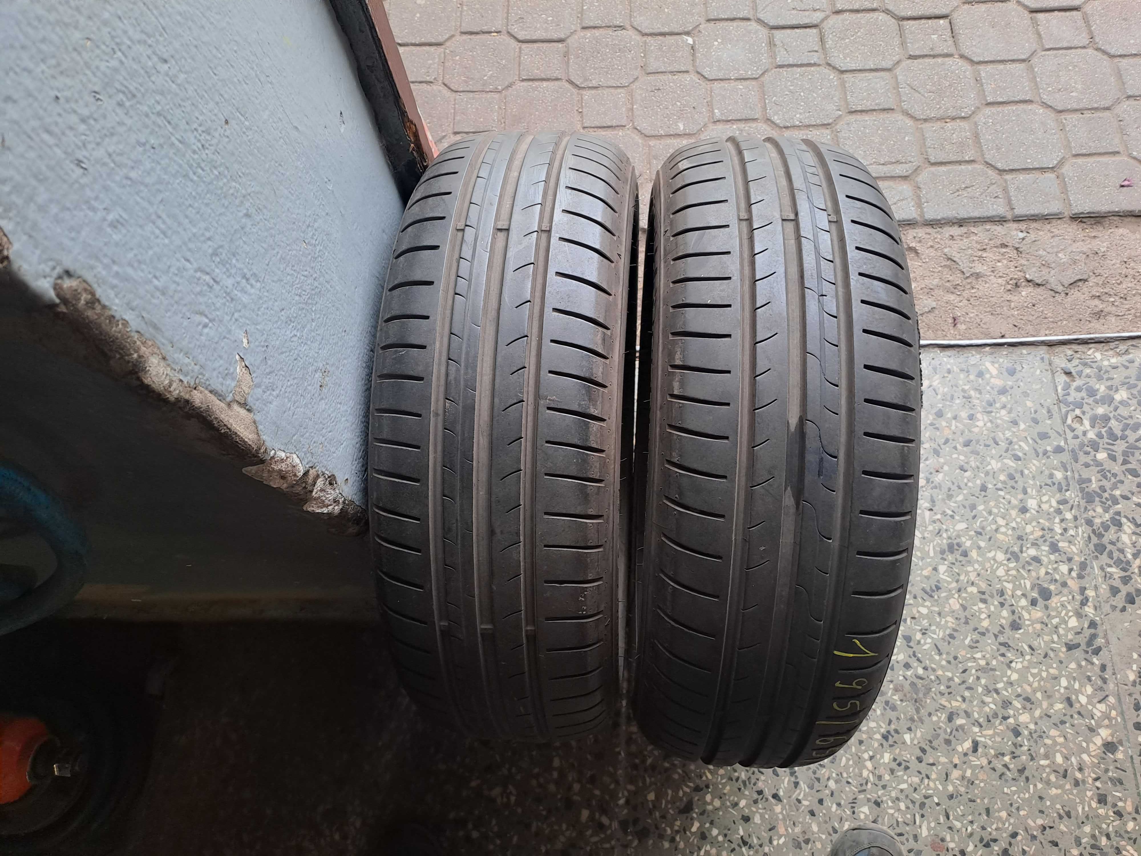 195/65r15 dunlop opony letnie uzywane 6mm bieznik