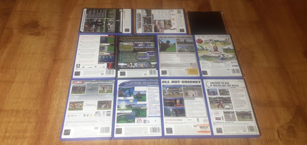 Duży zestaw gier sportowych playstation2