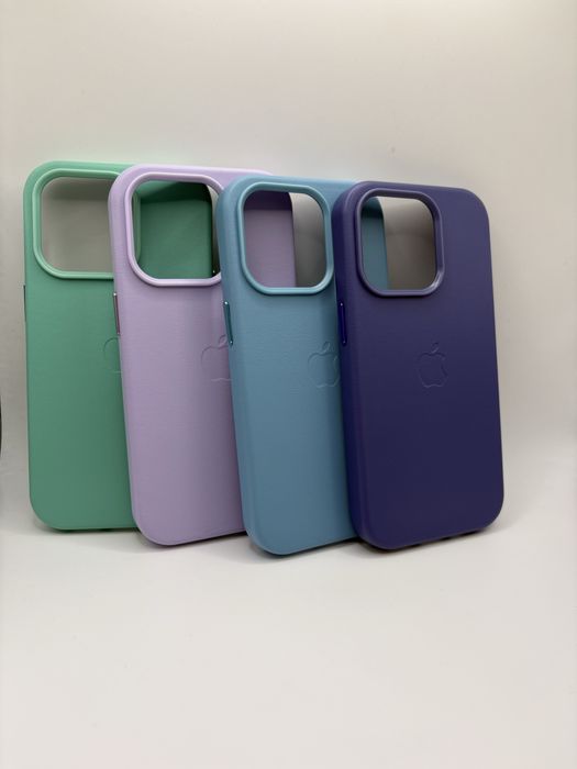 Накладка чохол Leather Case MagSafe для iPhone 14 Pro