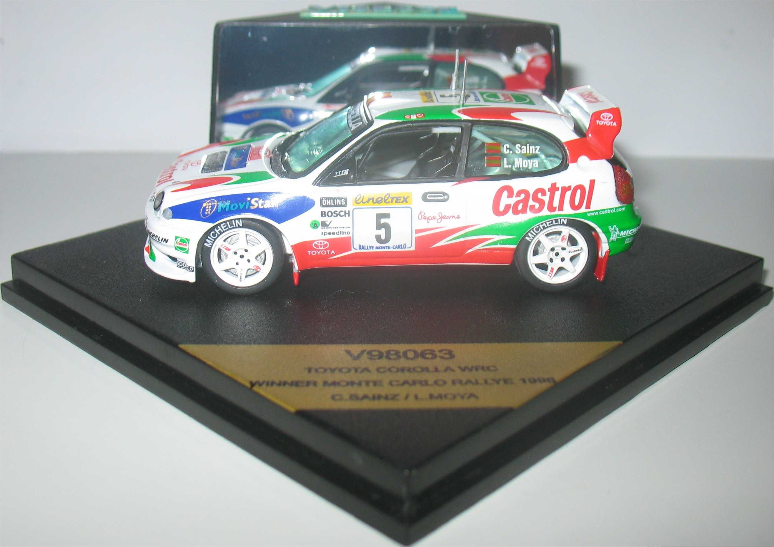 Toyota Corolla WRC - Vencedor Rally Monte Carlo 1998 - Carlos Sainz