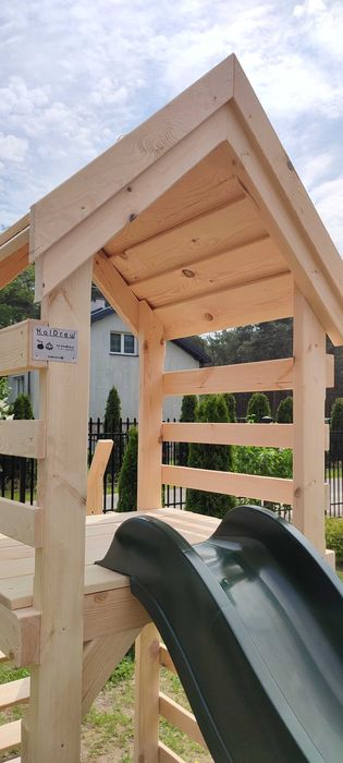 Plac zabaw "LENA" – domek, huśtawka, tablica kredowa DOSTAWA CAŁY KRAJ