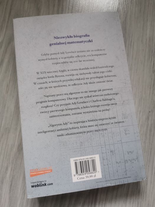 Książka Algorytm Ady James Essinger
