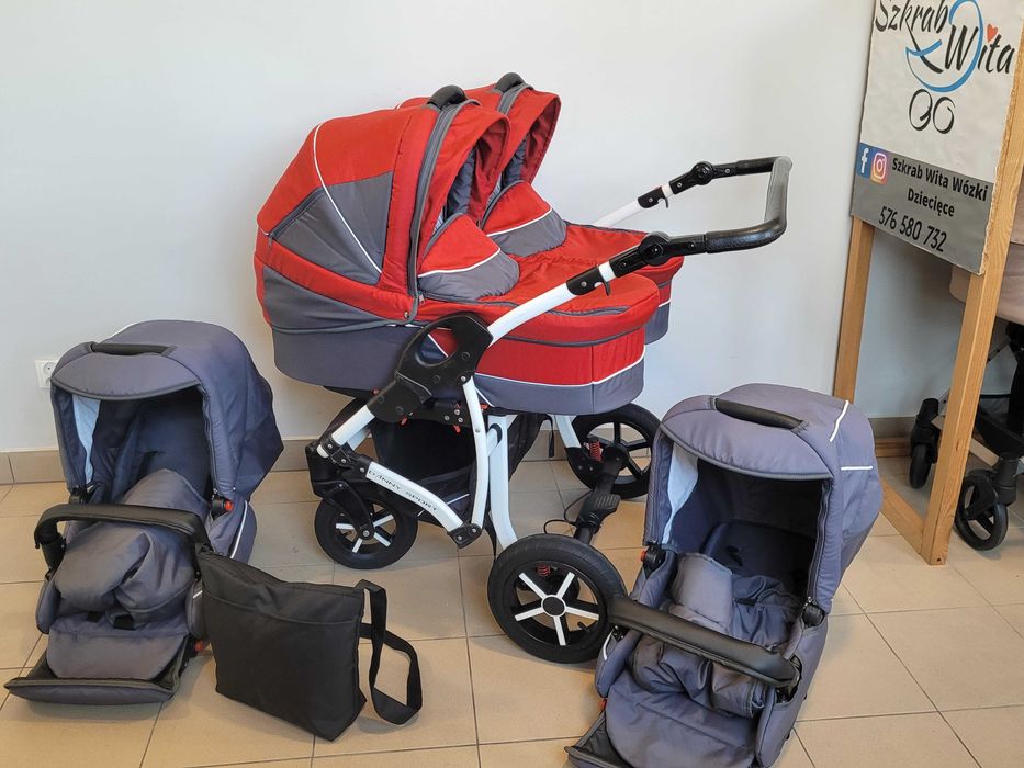 szkrabwita.pl Dorjan 2w1 3w1 4w1 dla bliźniaków GWARANCJA 12 m-cy