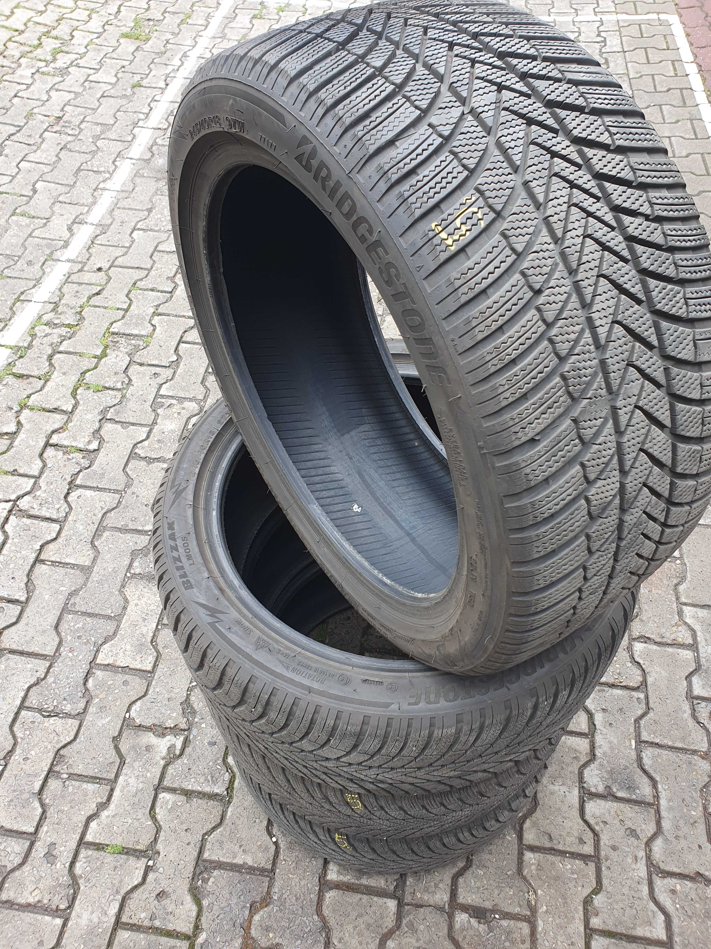 Opony zimowe 245/40/18 Bridgestone 2023r