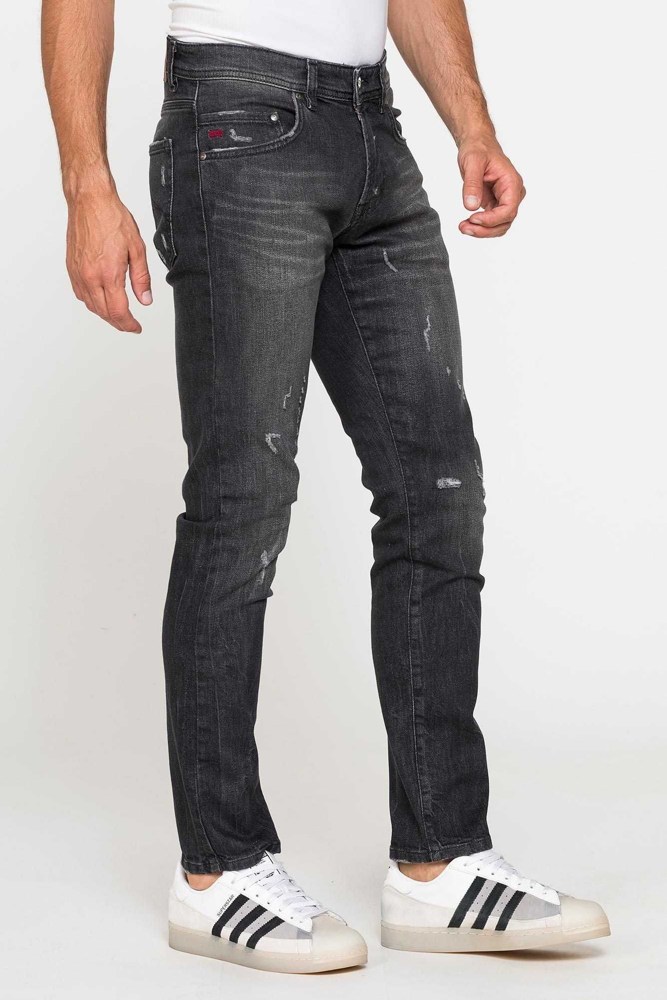 Jeansy mod.717 STRETCH Carrera Jeans (Black Wash) M/L