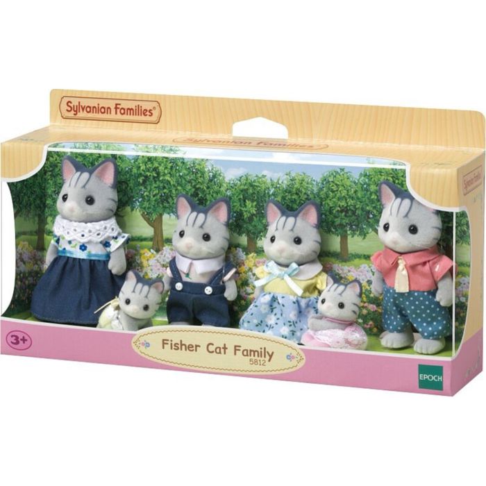 Sylvanian families Fisher Cat Family / Сільваніан феміліс сімʼя 5812