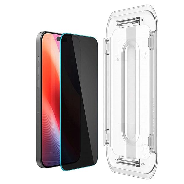 Szkło hartowane Spigen Glas.tR EZ Fit Privacy na iPhone 16 Pro - 2 szt