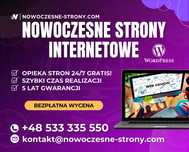 Nowoczesne Strony Internetowe | Strona WordPress z SEO + Opieka Strony