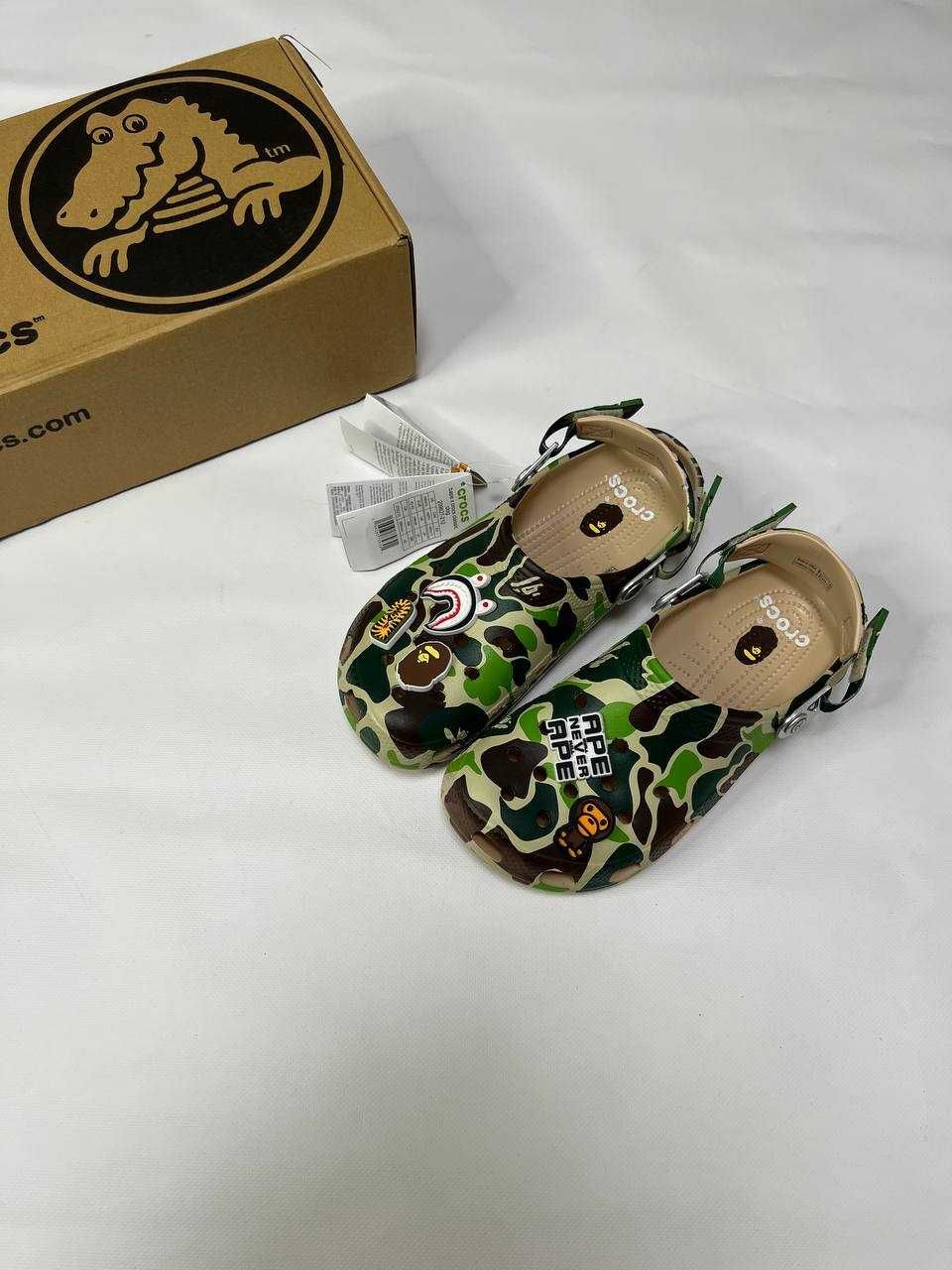 Тапочки Crocs x Bape ОРИГИНАЛ