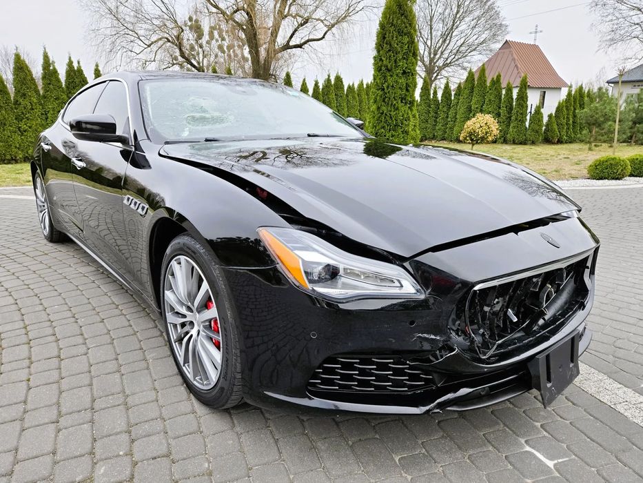 Maserati Quattroporte SQ4 431KM * Dostępny od ręki w PL, Lekko uszkodzony przodem z USA !