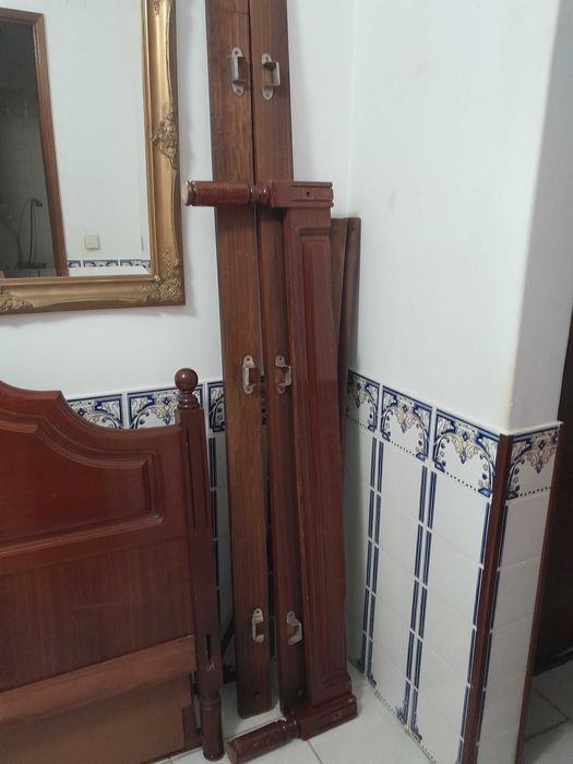 Vendo cama +estrado +colchão