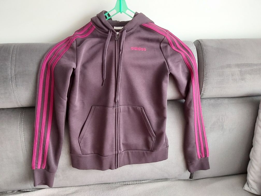 Adidas bluza na suwak i z kapturem XS Nowe bez metki