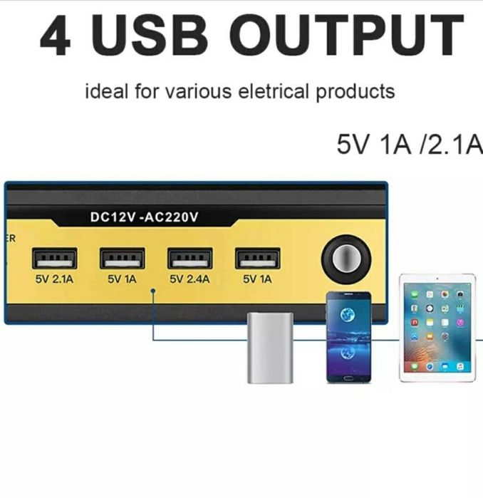 Інвертор Peak 6000 12/220в modified sine (номінально 500 ВАТ)