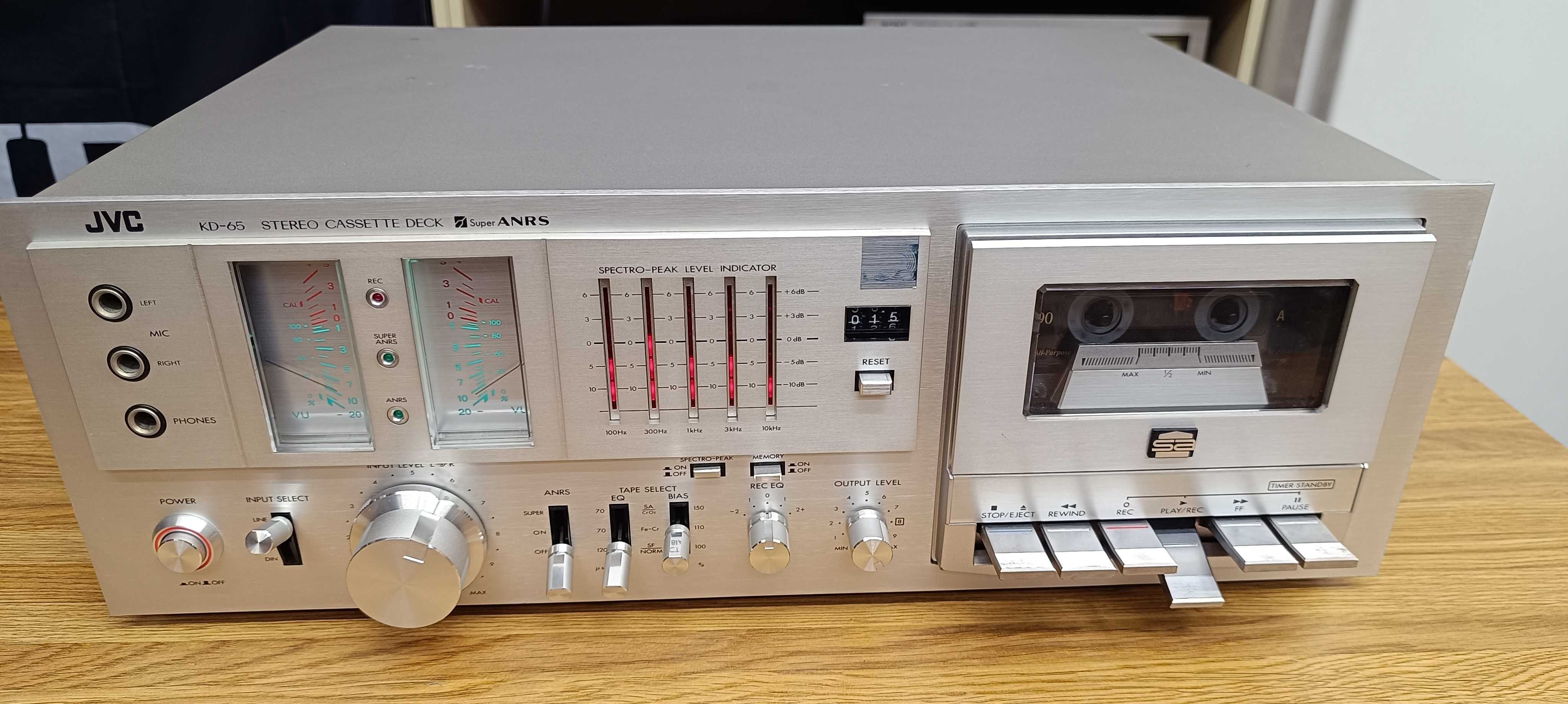 Касетна дека  JVC KD-65 (відео роботи перед покупкою)