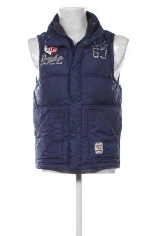 Мужской синий пуховой жилет CAMP DAVID, L